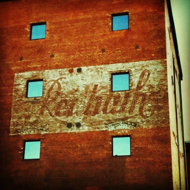 Picture of the Redpath Sugar Ghost Sign